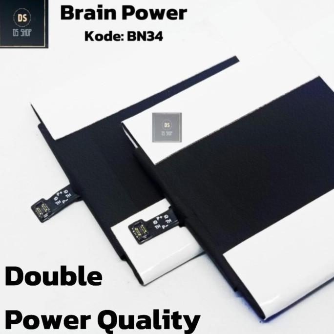 Baterai Xiaomi Redmi 5a BN34 BN 34 Brain Power Double Power Ori batrai