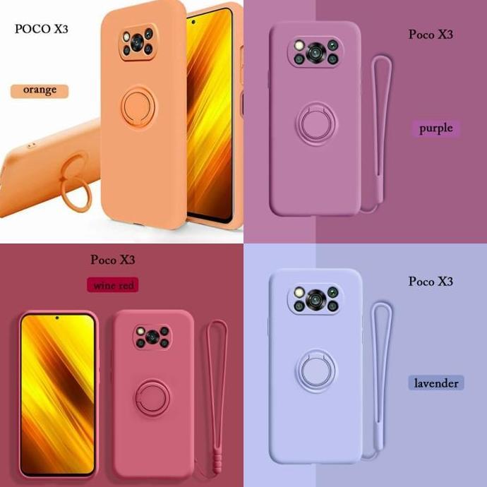 Xiaomi Poco X3 NFC / Poco X3 Pro Case Silicone with Ring Holder
