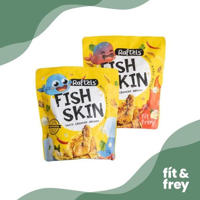 RAFTELS Fish Skin 75g - Keripik Kulit Ikan