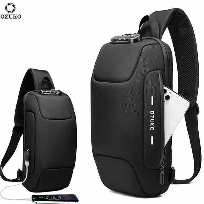 OZUKO Sling Bag 9223 - Tas Selempang Pria tas  selempang cowok sling  bag sling bag besar