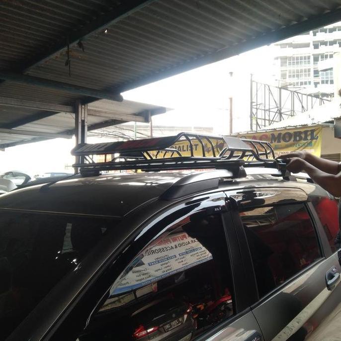 Roof Rack Bagasi Atas Mobil Xl 7 Merek Buzz Rack Ukuran 120 Kali 80 Kali 17 Plus Cross Bar Jepit Roo