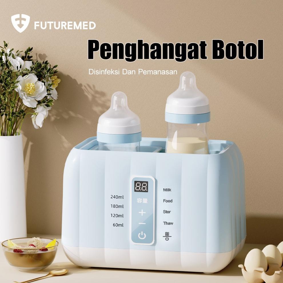 FUTUREMED Sterilizer Botol Bayi Multifungsi Bottle Warmer Penghangat ASI Dan Steril Botol Susu