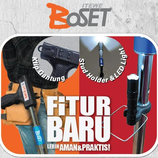 Boset Tombak Tool (Hard Case) + Extension Pole 5X60Cm + Gun Handle Kualitas Terbaik Harga Termurah