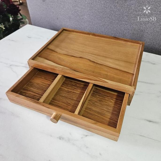 Sale Kotak Organizer Serbaguna Lusiosb Tempat Kopi Teh Sachet