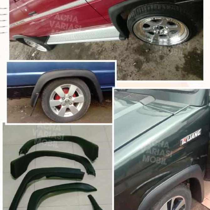 Over Fender Mobil Kijang Grand / Kijang Super Bahan Fiberglass Komplit Terbatas