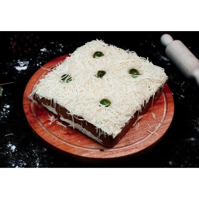 Bolu Pandan | Cake Pandan Keju | Homemade Bolu Topping Keju HS