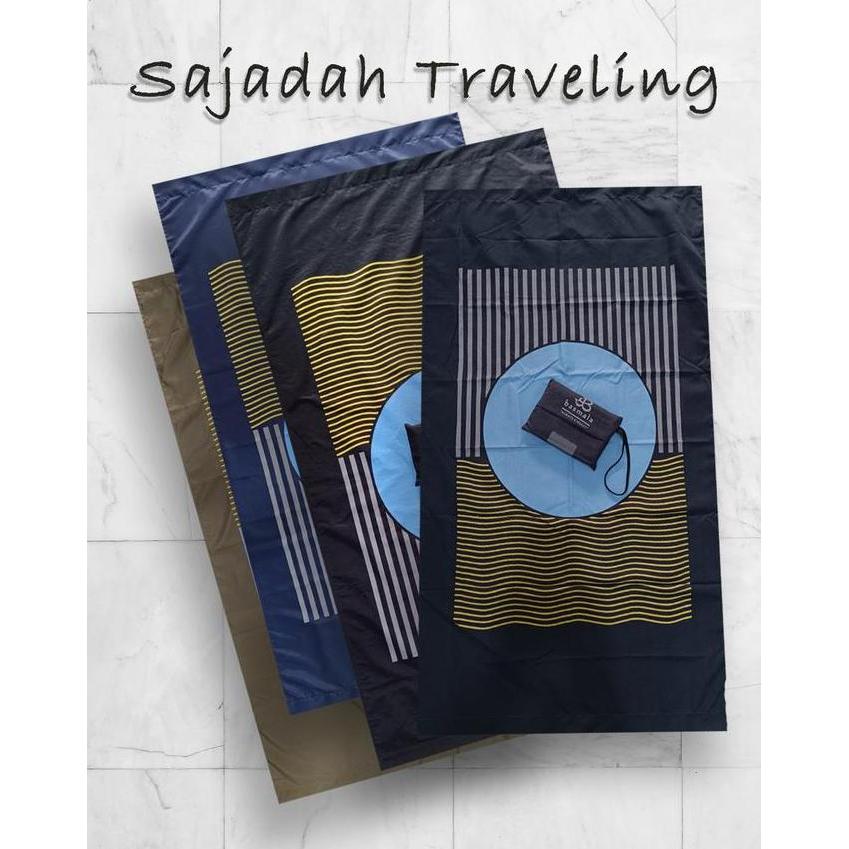 Sajadah Traveling Pouch Sajadah Dompet Anti Slip 60 x 110 cm