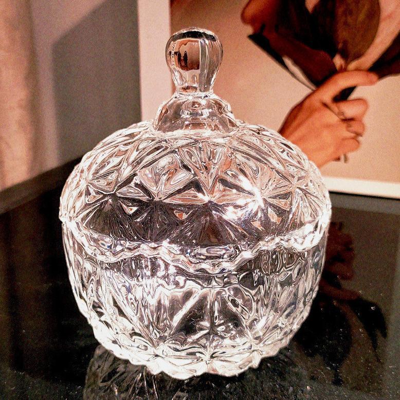 Terlaris Toples Kaca Kristal Set Mewah Kristal Besar  Toples Kaca Jumbo Mewah Kristal Besar Terlaris