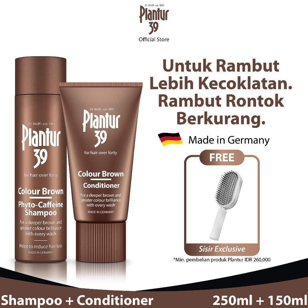 NEW Paket Plantur 39 Brown Kit - Plantur 39 Brown Shampoo + Plantur 39 Brown Conditioner - Rambut Ub