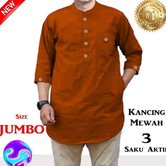 BRONIAGAID BAJU KOKO QURTA TRIKHAN KATUN PARIS M-XXXL HEMAT