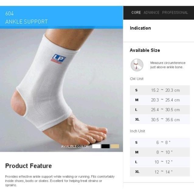 Sportx- Penyangga Engkel Pergelangan Kaki Lp Support Lp-604 Ankle Support