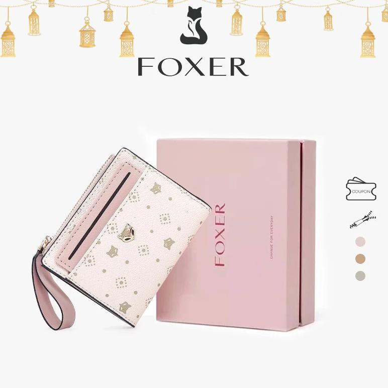 HOT FOXER Dompet Pendek Wanita Dompet Wanita Aesthetic Dompet Wanita mini Pouch Koin