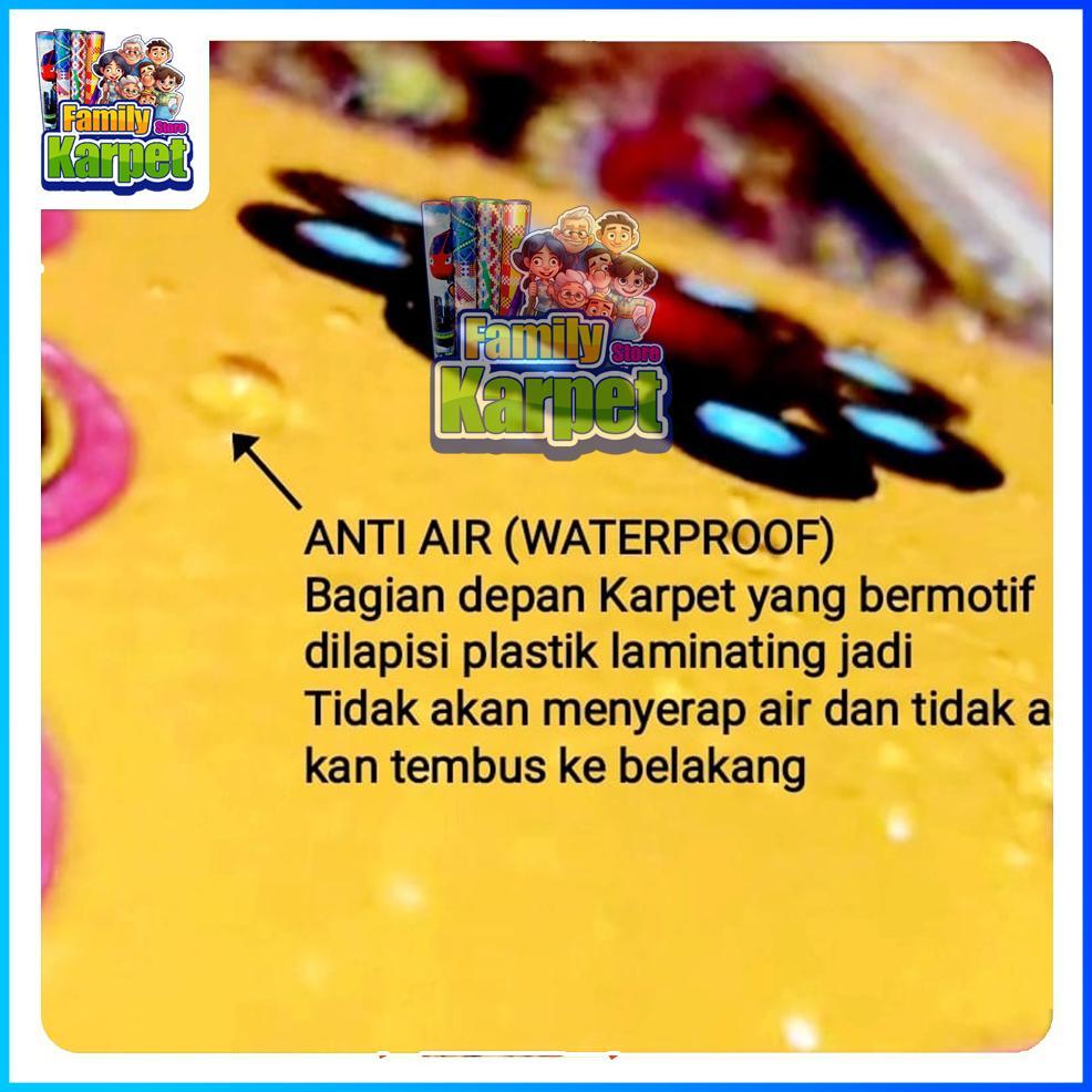Hj-77 Grade A - Karpet Lantai Jumbo 120X200Cm Tikar Motif Spons Tahan Air Alas Kasur Waterproof Hj-7