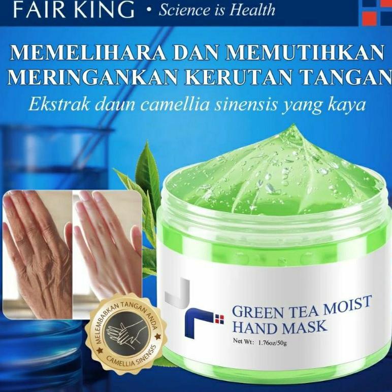 NEW Fair King Green Tea Moist Repair Hand Mask Moisturizing Deeply Smoothing Skin Masker Tangan Mele
