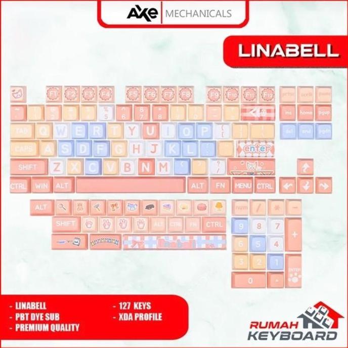 KEYCAP - KEYCAPS - XDA - LINABELL - PBT - DYE SUB