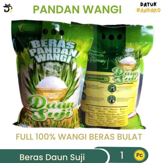Beras 5 kg Rojolele Bunga Ramos Bmw Daun Suji Petruk Merah 5kg Nasi Bubur Rice Food Pandan Wangi Put