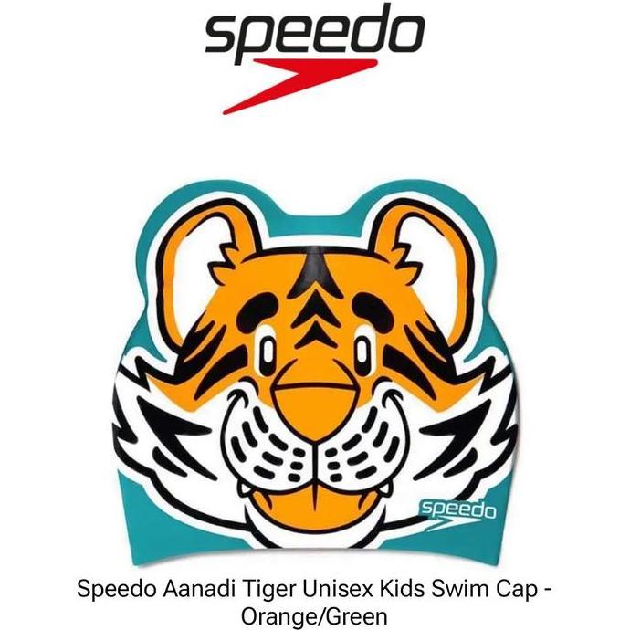 Topi Renang Anak Speedo Original - Speedo Aanadi Tiger Cap Kids