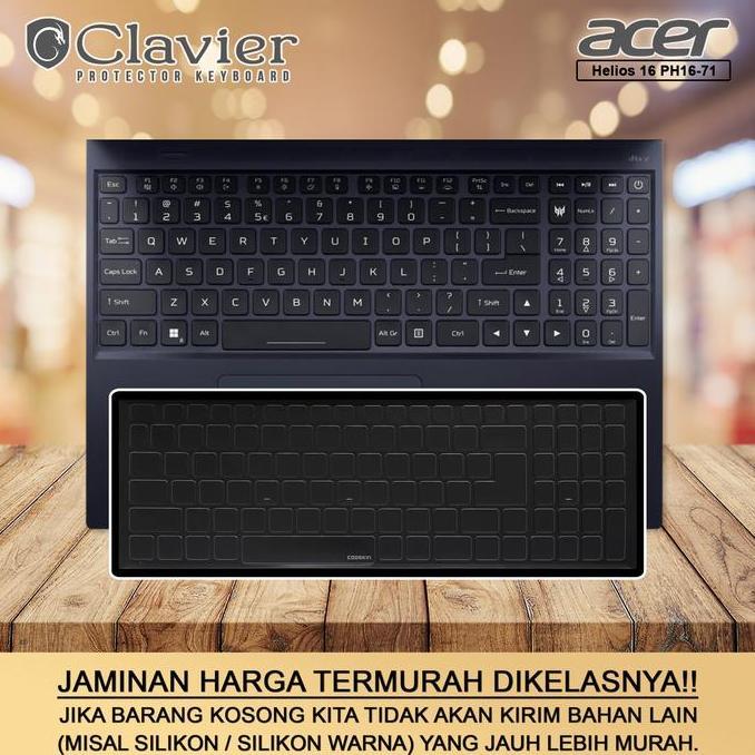 NEW Cover Garskin Laptop Acer Predator Helios 16 PH16-71-95FH 99ZW Bening