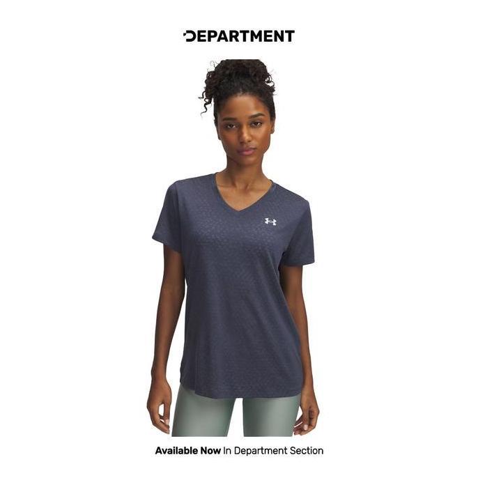 TERMURAH - Kaos Wanita UNDER ARMOUR VELOCITY TEXTURED 1390383044 ORIGINAL