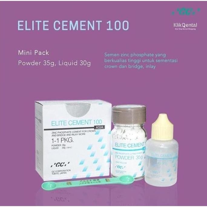 KLIK DENTAL GC ELITE CEMENT 100 Mini Pack