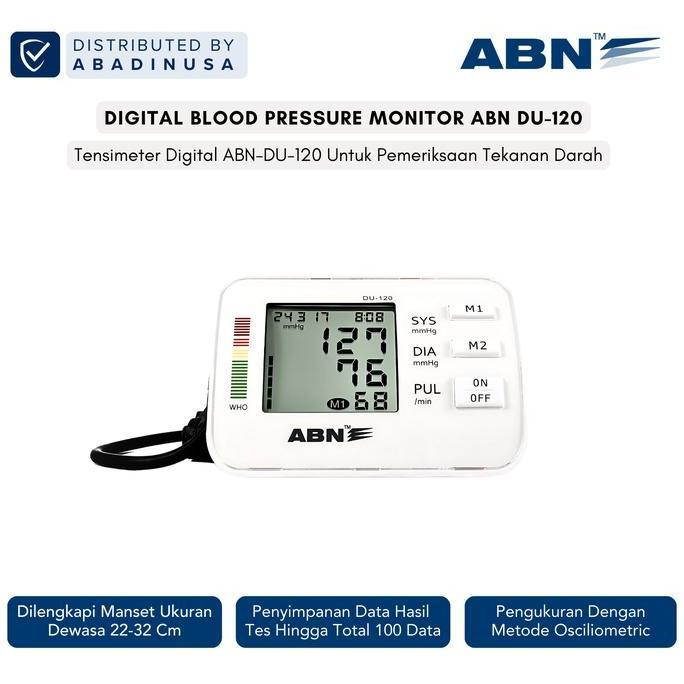 Tensi Digital ABN DU-120 - Alat Pengukur Tekanan Darah Non-Invasif