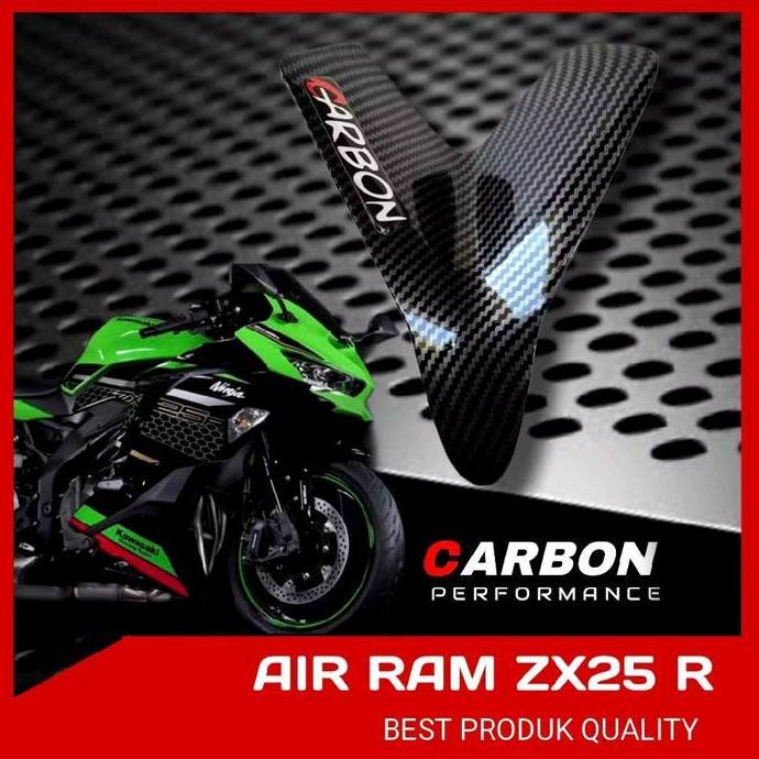 Air Ram Zx 25 R Carbon Glosy / Air Ram Zx Carbon Air Ram Zx25 R Carbon Air Scoop Zx25R Carbon Akseso