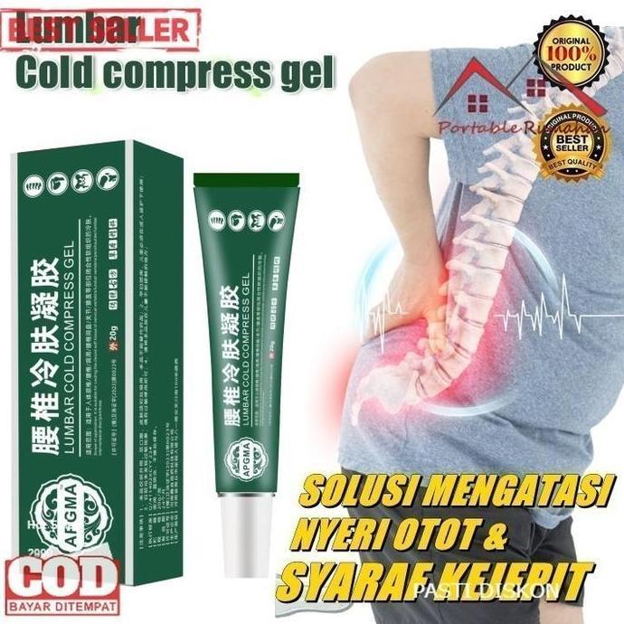YOUWESTLA Lumbar Spine Cooling Gel Cold Compress Gel Ori Salep Lumbar Original Lumbar Cream LUMBAR A