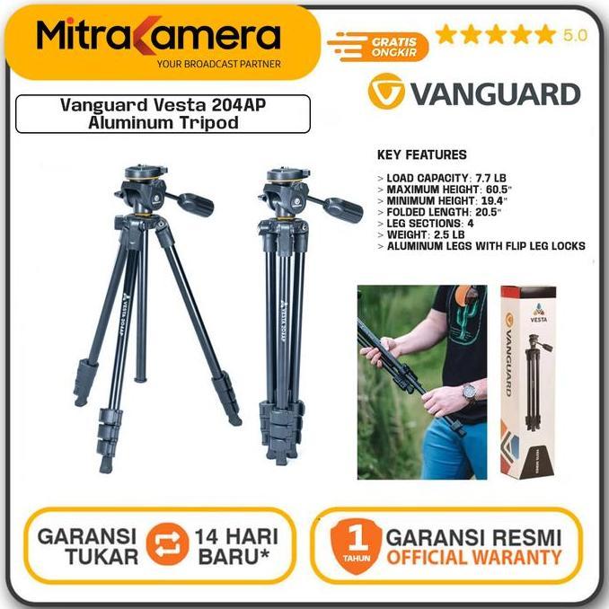 CIAAGUI Vanguard Vesta 204AP Aluminum Tripod