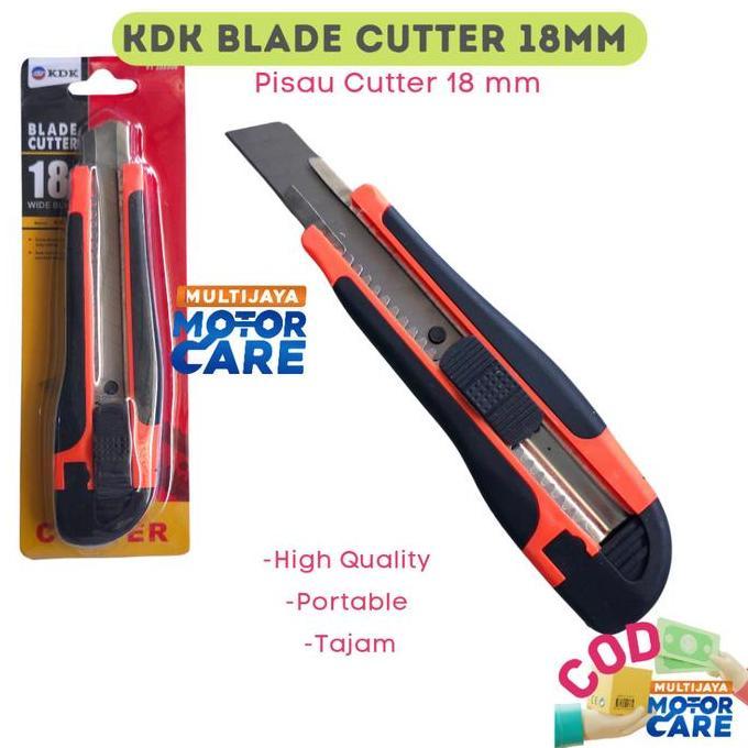 YOUWESTLA KDK Pisau Cutter 18mm / Cutter Blade Serbaguna 18 MM
