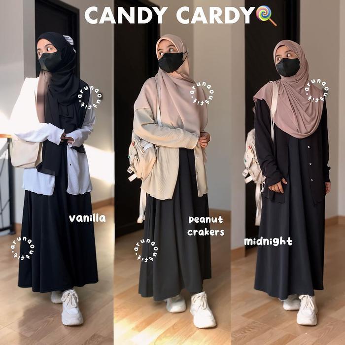 Bisa Cod - Candy Cardy Series By Aruna Outfit