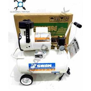 VIST Kompresor Angin 22L OILESS Listrik DR175 1.5HP SWAN / Air Compressor Silent Udara Tanpa Oli 22 