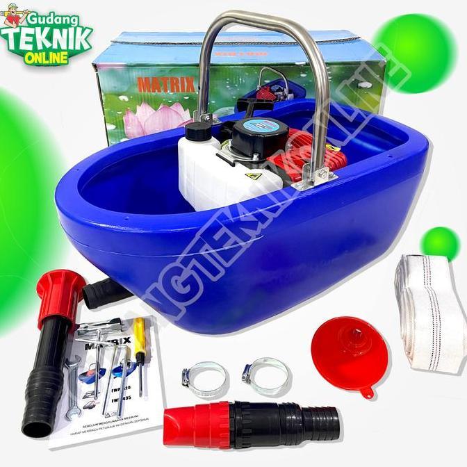 TREBA Mesin Floating Pump FWP-520 MATRIX Pompa Air Ampung Floating Water