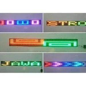 NOICHERS STROBO RUNNING TEXT 7 BARIS V2 UMTUK KENDARAAN MOBIL CAR