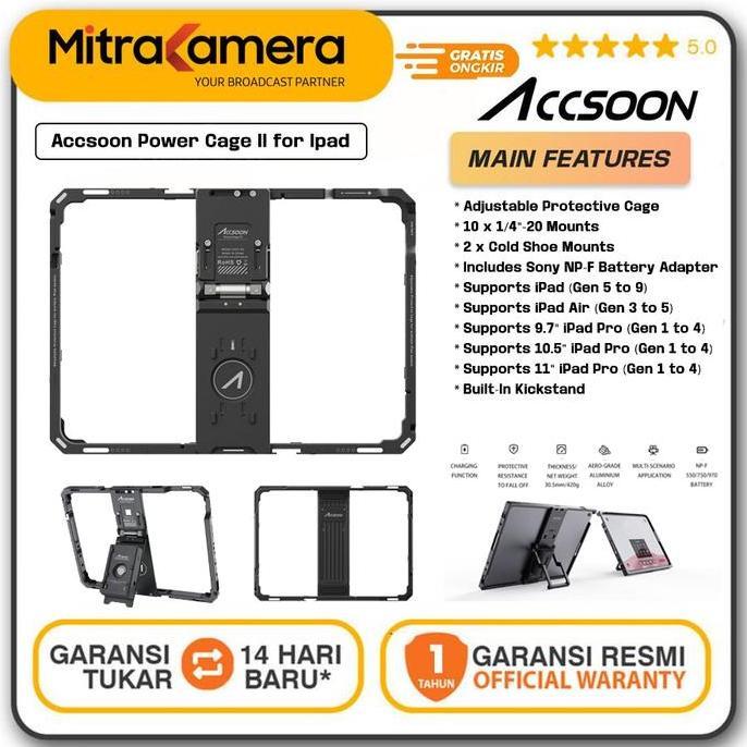 OSATQEF Accsoon Power Cage II for Ipad