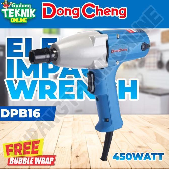 PIXKO Impact Wrench LISTRIK DONGCHENG DPB16 / Alat Bor Impek Pembuka Baut Mur Baut LISTRIK DPB 16 - 