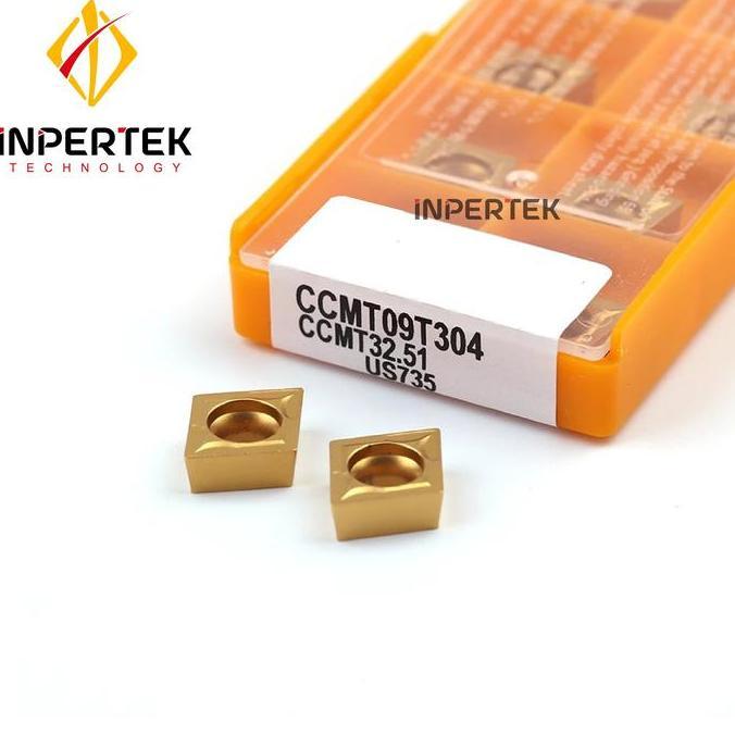 VIST Insert CCMT 09T304 Pahat Bubut CCMT 09 T3 04 Mata CCMT09T304