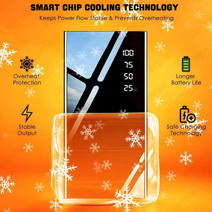 PUNING LENTIVEN Power Bank 50000mah Fast Charging Powerbank Baterai Terlaris