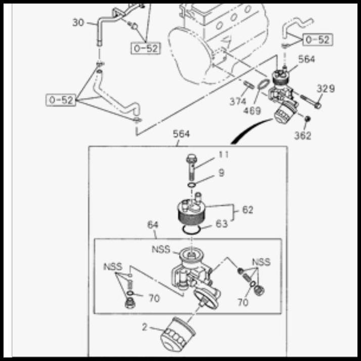 BEST DEAL ORING OLI COOLER SEAL OLI COOLER ISUZU PANTHER ORI 