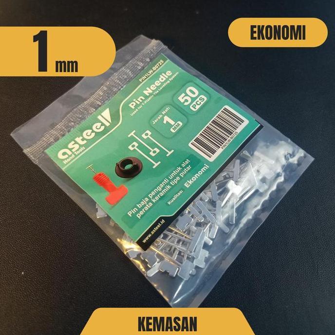 Antimateri- Asteel Nat 1Mm Alat Perata Pasang Keramik Kramik Granit Lantai Dinding