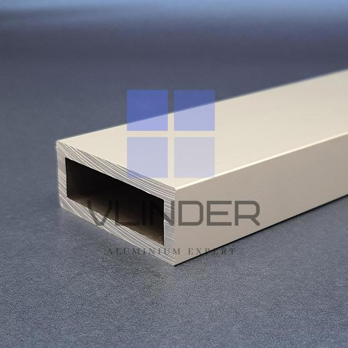 Antimateri- Hollow Aluminium 50 Mm X 20 Mm, T. 4.0 Mm