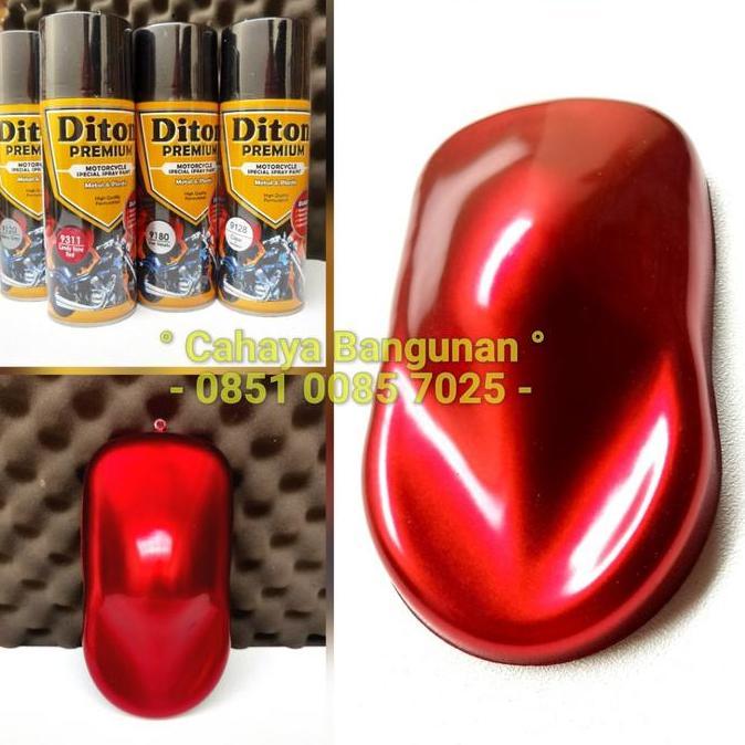 Attrezzo- Paket Diton Premium Candy Tone Red Merah 9311 Cat Semprot Pilox Pylox