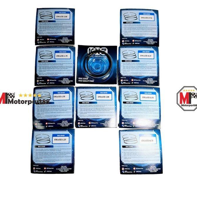 RING PISTON SEHER SMASH 110 SHOGUN 125 FL OS STD - 200 KNZ original