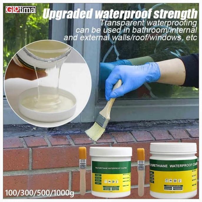 Potere- Lem Perekat Cairan Waterproof Coating Transparan Anti Bocor Rembes