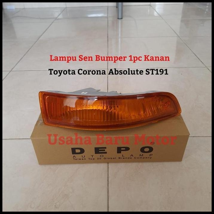 GRATIS ONGKIR LAMPU SEN SEIN BUMPER BEMPER 1PC KANAN RH TOYOTA CORONA ABSOLUTE ST191 