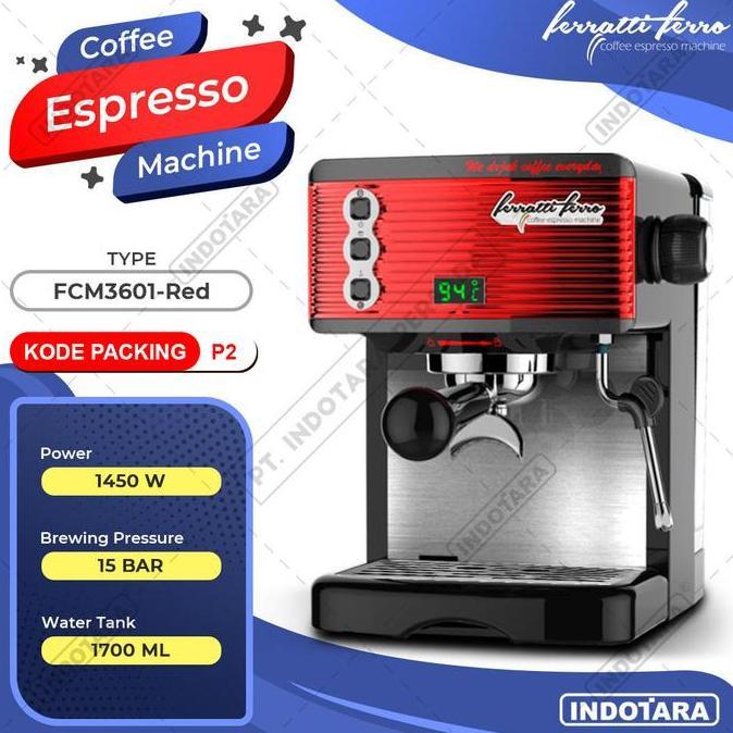 Ferratti Ferro Espresso Machine FCM3601