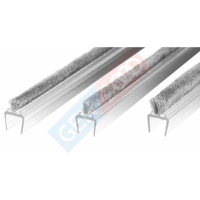 Antimateri- Mohair Clip Seal Pintu Kaca Mohair Bulu Klip Kaca Mohair Bulu