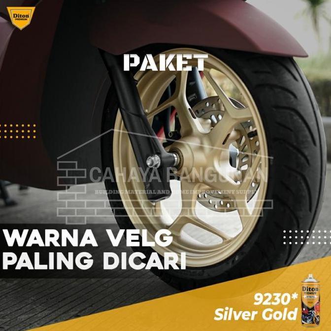 Attrezzo- Pilox Diton Premium Silver Gold Cat Gold Velg Colours 9610*