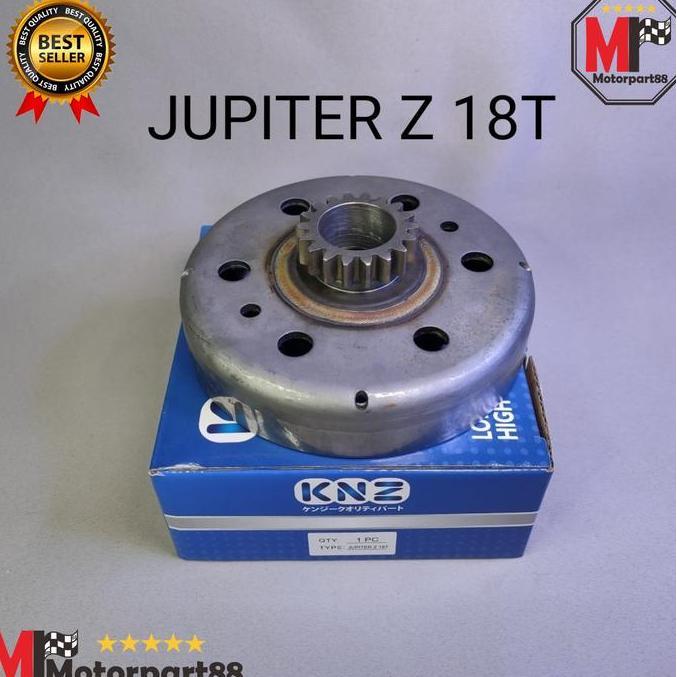 LONCENG MANGKOK KAMPAS GANDA KOPLING JUPITER Z GIGI 18T KNZ original