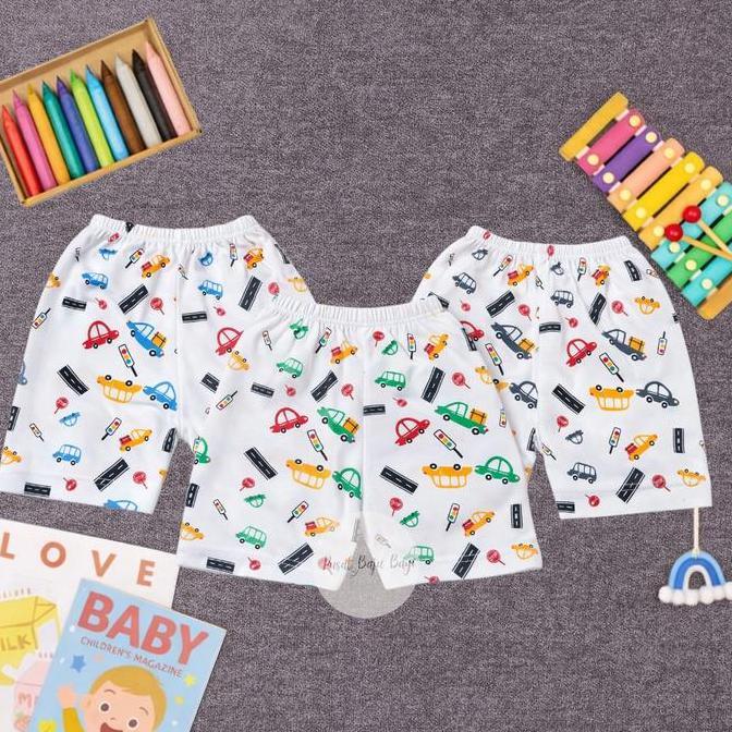 GROSIR 1 LUSIN Celana Pendek Bayi SNI 0-6 BULAN