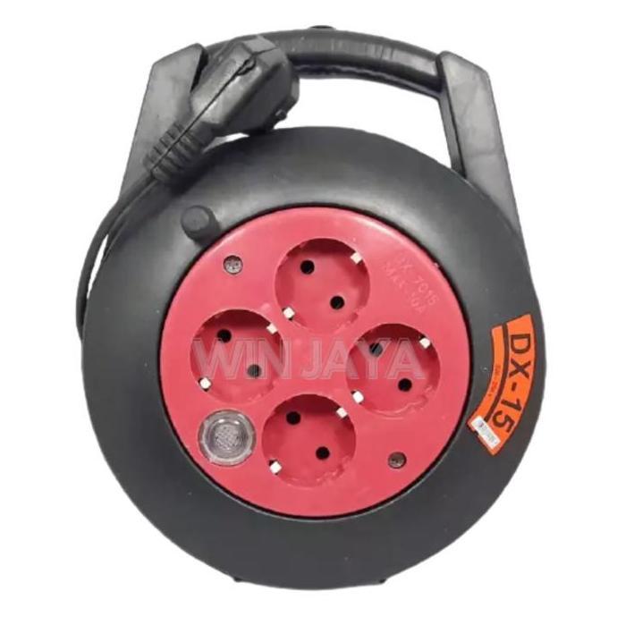Yxyg- Kabel Roll Terminal Colokan Listrik 4 Lubang Type 15 Panjang Kabel 10 Meter